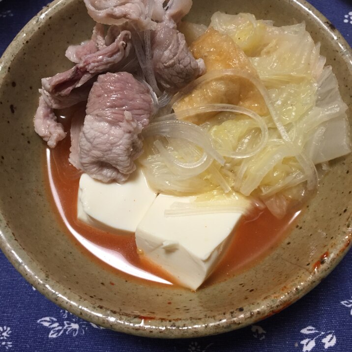 あったか豚肉鍋